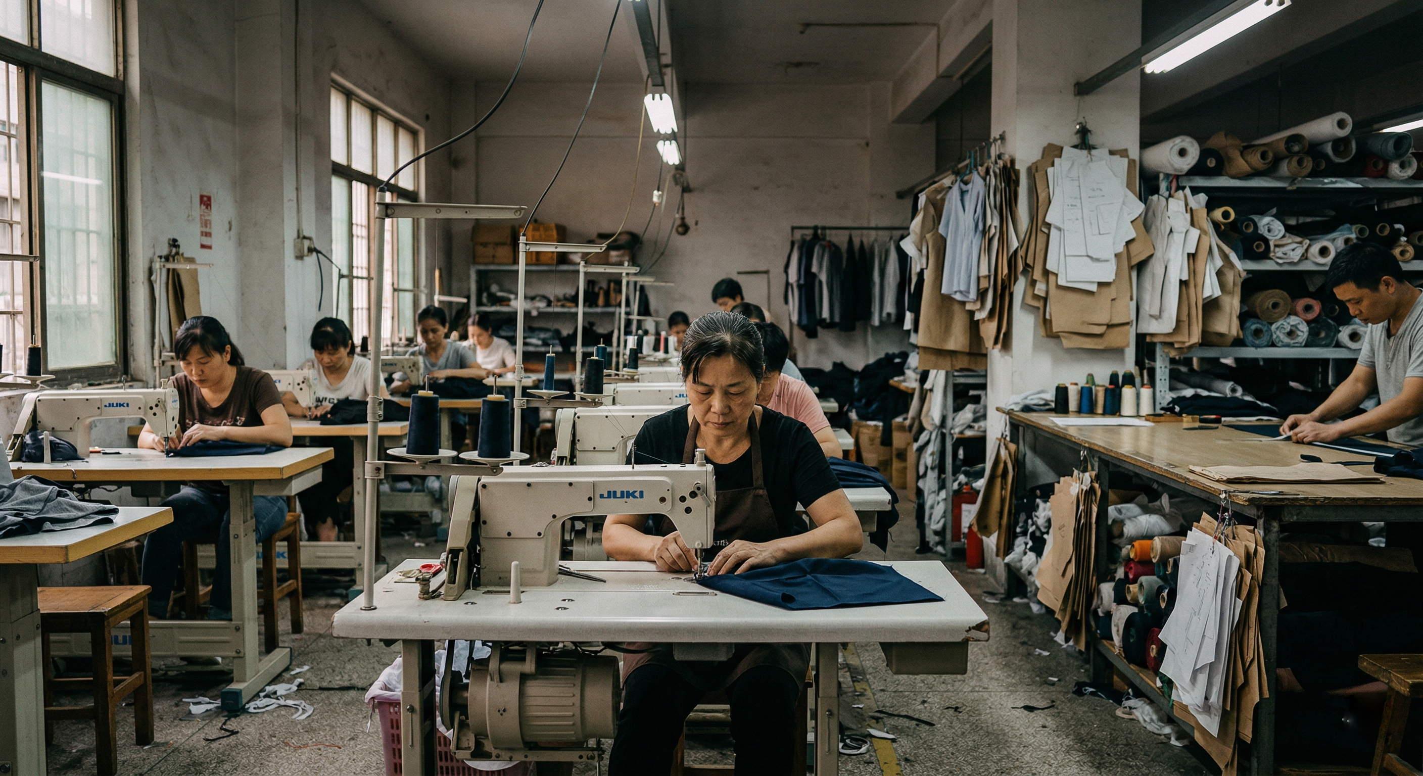 Canton Stitch Factory Production Floor